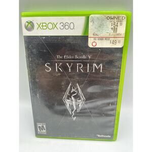 The Elder Scrolls V Skyrim Xbox 360 No Manual
